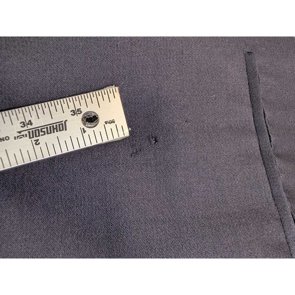 Abercrombie And Fitch Trench coat Dark Blue Men's XL Missing Button - Picture 10 of 16